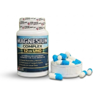 Magnesium Complex 12 En Uno 120 Capsules